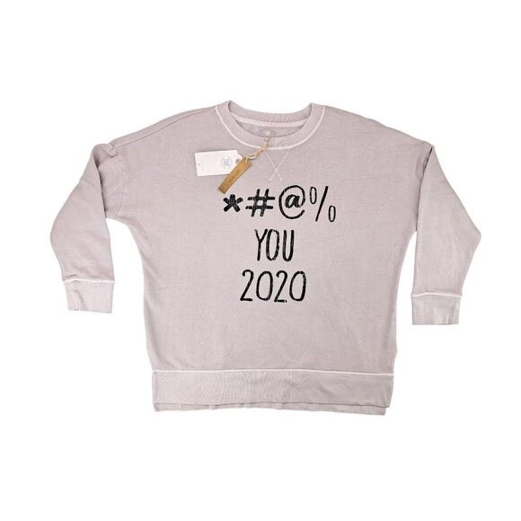 True Craft Tops - True Craft Graphic Sweatshirt Funny 2020 Covid Lilac Soft Shop Plus Women 0X New
